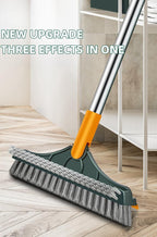 3 In 1 Cleaning Brush Cleaner Brush For Cleaning Bathroom Brush With Long Handle Rotating Floor Brush Crevice Brush