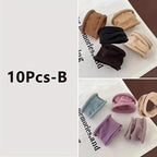 5/10/20Pcs/Set New Women Girls Colorful Nylon Elastic Hair Bands Ponytail Hold Small Hair Tie Rubber Bands Scrunchie Hair Access