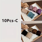 5/10/20Pcs/Set New Women Girls Colorful Nylon Elastic Hair Bands Ponytail Hold Small Hair Tie Rubber Bands Scrunchie Hair Access