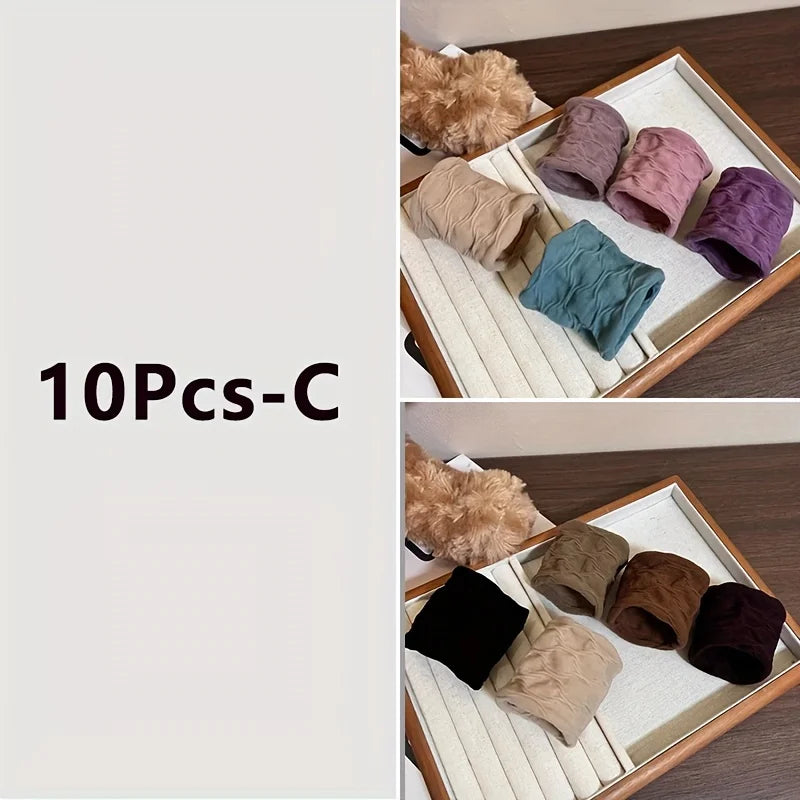 5/10/20Pcs/Set New Women Girls Colorful Nylon Elastic Hair Bands Ponytail Hold Small Hair Tie Rubber Bands Scrunchie Hair Access
