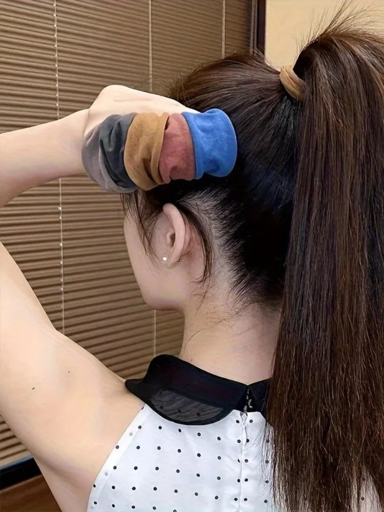 5/10/20Pcs/Set New Women Girls Colorful Nylon Elastic Hair Bands Ponytail Hold Small Hair Tie Rubber Bands Scrunchie Hair Access