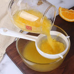 Handheld Plastic Tea Strainer Sieve for Flour, Juice and Kitchen Use
