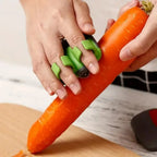 Black Green Vegetable Peeler – Sharp Blade Non-Slip Kitchen & Camping Tool