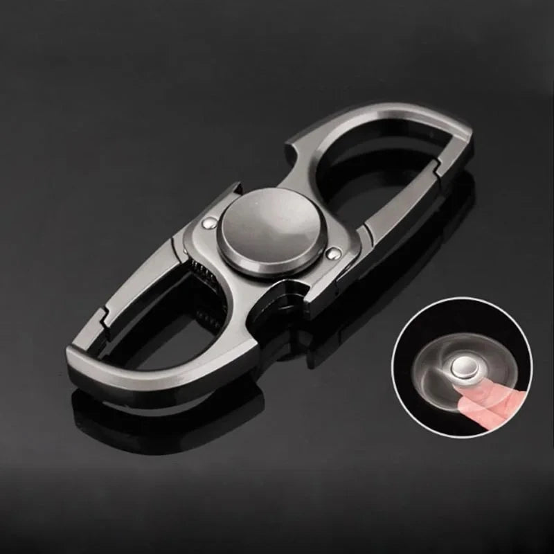 Finger Spinner Keychain Bottle Opener Stress Relief EDC Toy