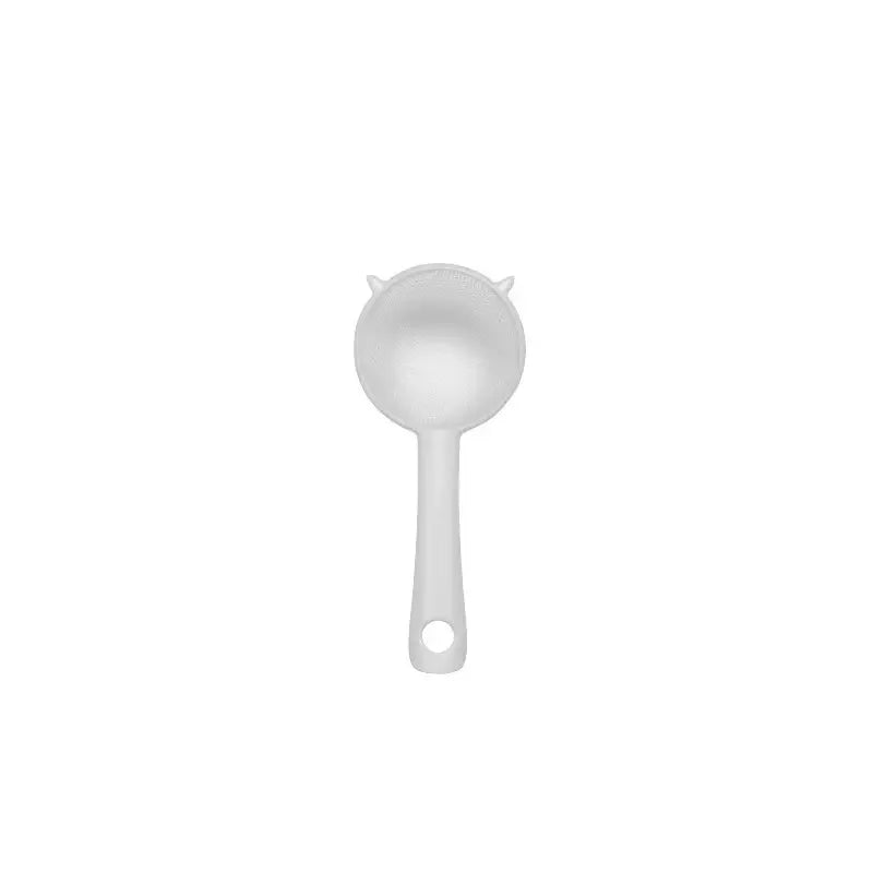Handheld Plastic Tea Strainer Sieve for Flour, Juice and Kitchen Use