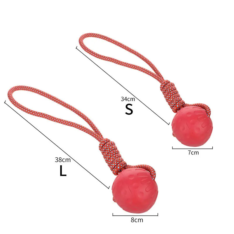 HOOPET Bite Resistant Rubber Dog Ball for Interactive Fetch Play