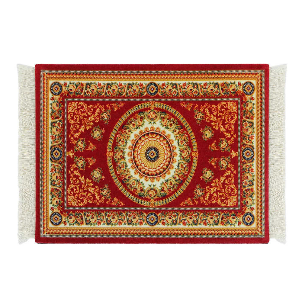 Mousepad Meal Mat Persian Carpet Style Rubber Anti-slip Durable Printing Rectangle Gaming Mouse Pads Coaster