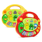 Kids Cartoon Piano Keyboard with Animal Sounds & Flashing Lights
