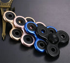 Aluminum Alloy Fidget Spinner Stress Relief Toy – Silent Desk Gadget