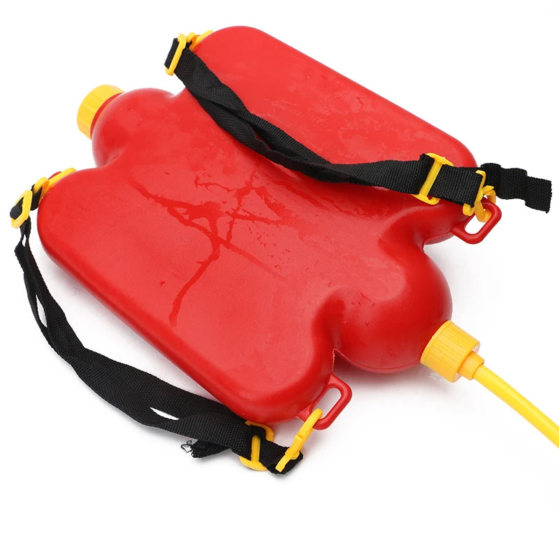 Fire Backpack Water Gun Large Capacity Fireman Water Guns Pull Out Shooting Summer Pool Beach Water Games Outdoor Toy Kids Gift