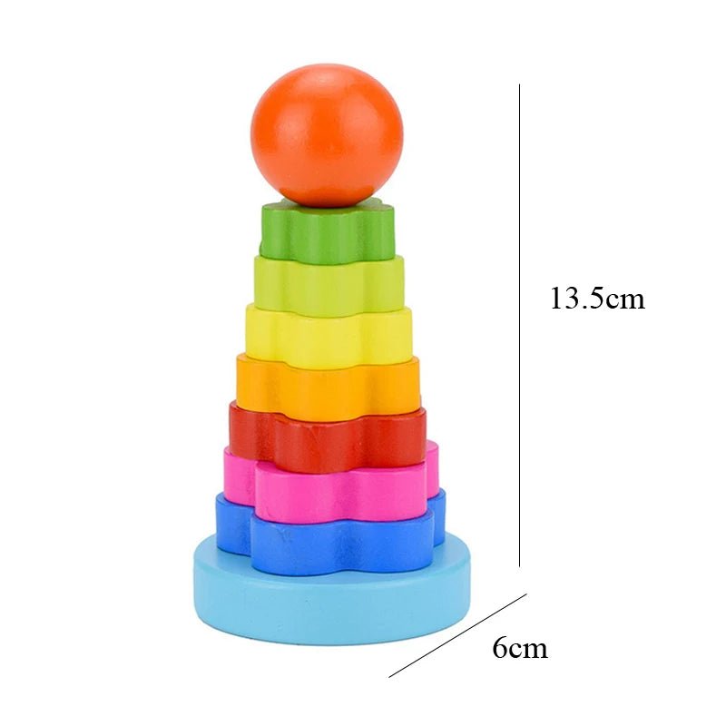 Montessori 3D Wooden Puzzle Educational Learning Toy for Kids
