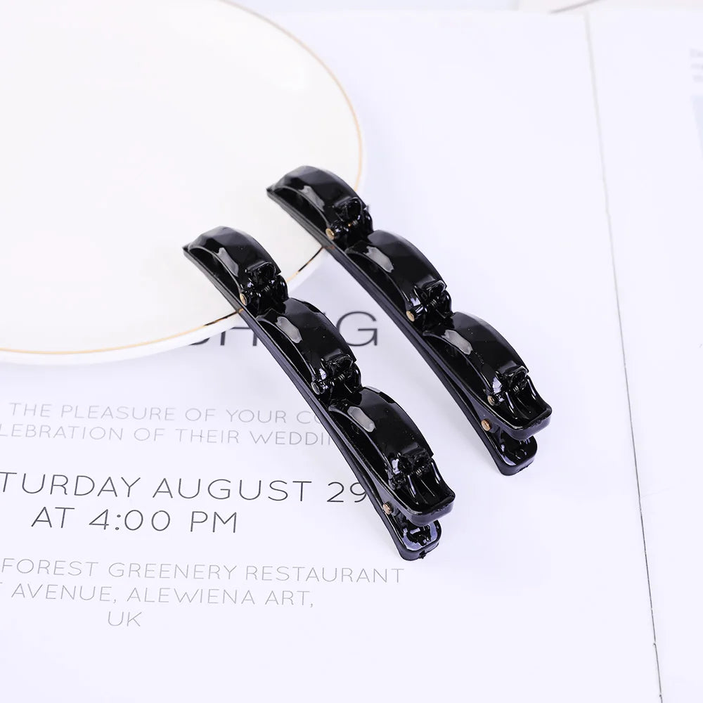 Double Layer Braided Pearl Headband for Women