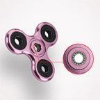 Aluminum Alloy Fidget Spinner Stress Relief Toy – Silent Desk Gadget