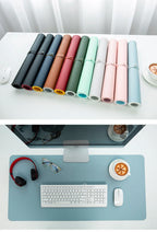 Large Computer Mouse Pad Gaming MousePad Waterproof PU Leather Mouse Mat Gamer XXL Mause Carpet PC Desk Mat Keyboard Pad