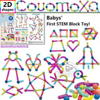 Magnetic Constructor Blocks STEM Building Set for Creative Kids