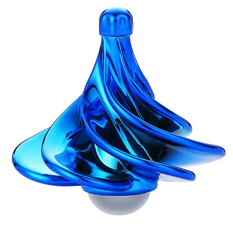 Wind Powered Kinetic Fidget Spinner Desk Toy for Stress Relief