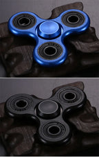 Aluminum Alloy Fidget Spinner Stress Relief Toy – Silent Desk Gadget