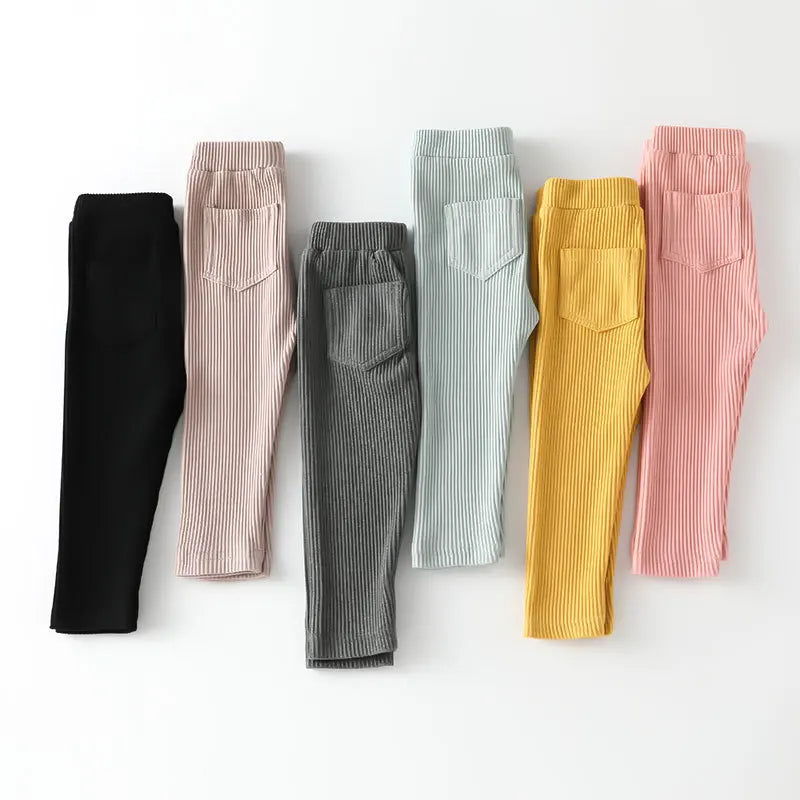 Children Pants Cotton Spring Autumn Kids Baby Leggings Fashion Trousers Girls Boys Pants