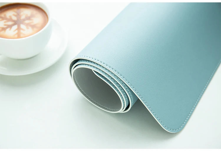 Large Computer Mouse Pad Gaming MousePad Waterproof PU Leather Mouse Mat Gamer XXL Mause Carpet PC Desk Mat Keyboard Pad