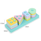 Montessori 3D Wooden Puzzle Educational Learning Toy for Kids