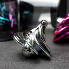 Wind Powered Kinetic Fidget Spinner Desk Toy for Stress Relief