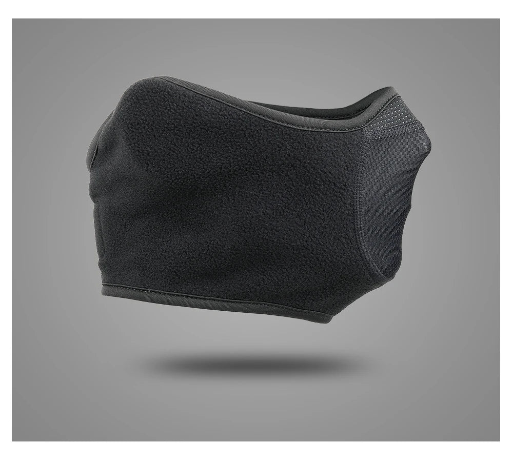 Outdoor face mask, cycling antifreeze head cover, winter skiing face protection, warm ear mask, fleece windproof face mask