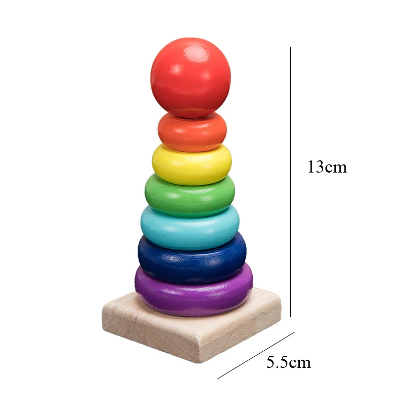 Montessori 3D Wooden Puzzle Educational Learning Toy for Kids