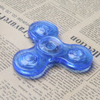 Crystal LED Light Fidget Spinner Glow Stress Relief Finger Toy