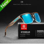KDEAM Square Polarized Sunglasses UV400 for Men & Women