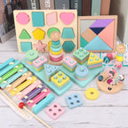 Montessori 3D Wooden Puzzle Educational Learning Toy for Kids