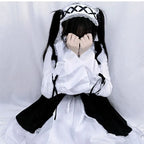 Women Maid Lolita Cosplay Costume – Black & White Apron Dress