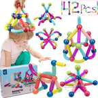 Magnetic Constructor Blocks STEM Building Set for Creative Kids