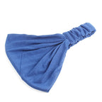 Wide Cotton Knotted Sports Headband for Women