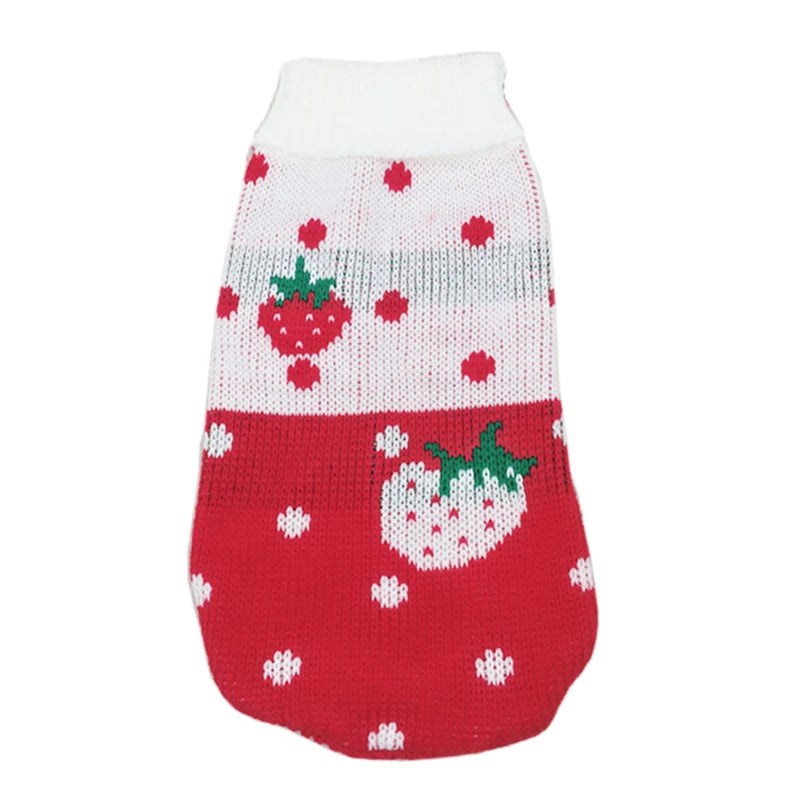 Warm Chihuahua Puppuy Dog Sweater Winter Pet Clothes for Small Dogs Yorkshire Dachshund Cat Pullover Mascotas Clothing Costume