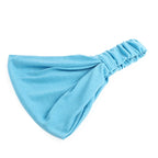 Wide Cotton Knotted Sports Headband for Women