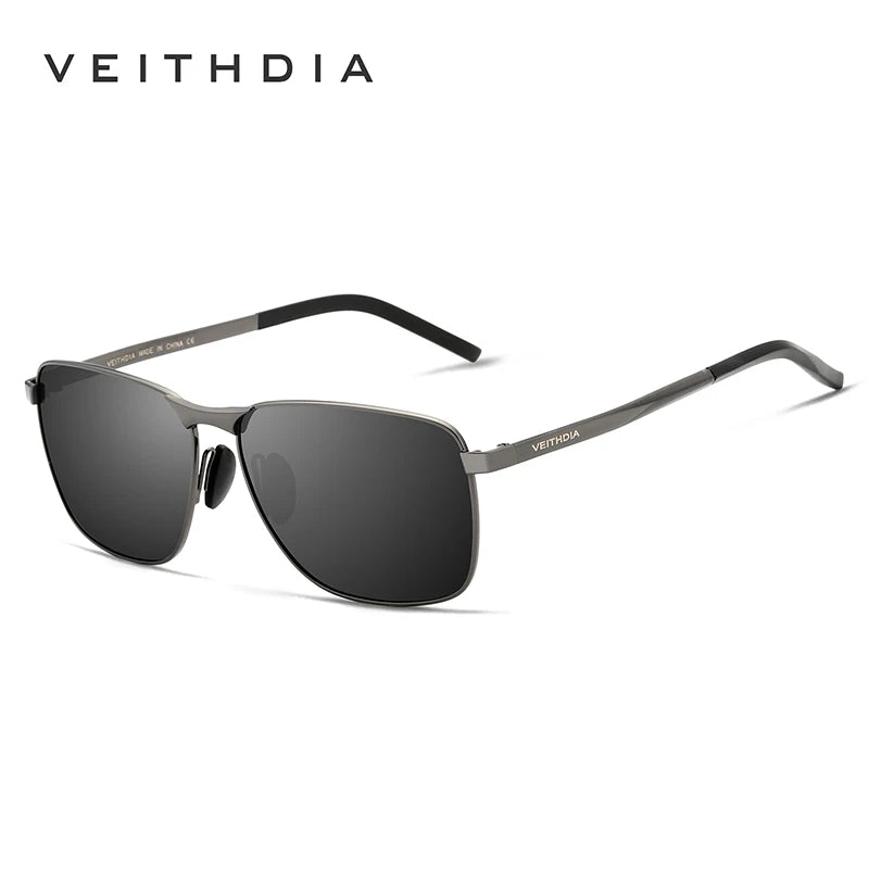 VEITHDIA V2462 Polarized UV400 Vintage Sports Sunglasses