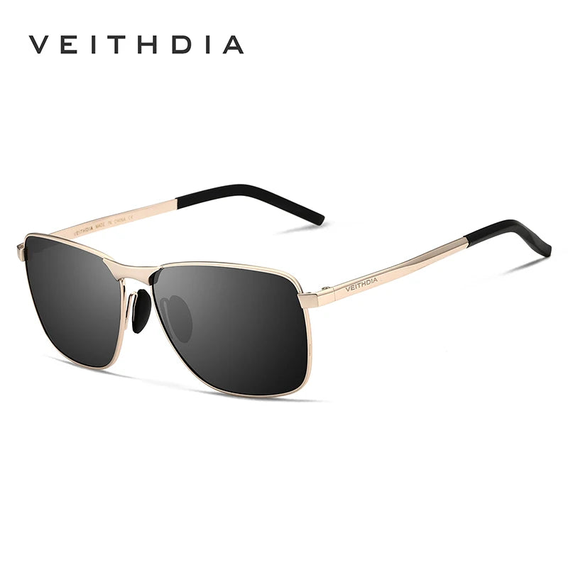 VEITHDIA V2462 Polarized UV400 Vintage Sports Sunglasses