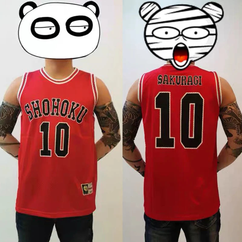 Anime Shohoku Basketball Jersey Cosplay Costume – Sports Uniform