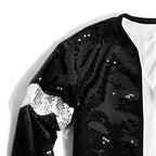 Unisex Michael Jackson Billie Jean Cosplay Costume – Performance Outfit