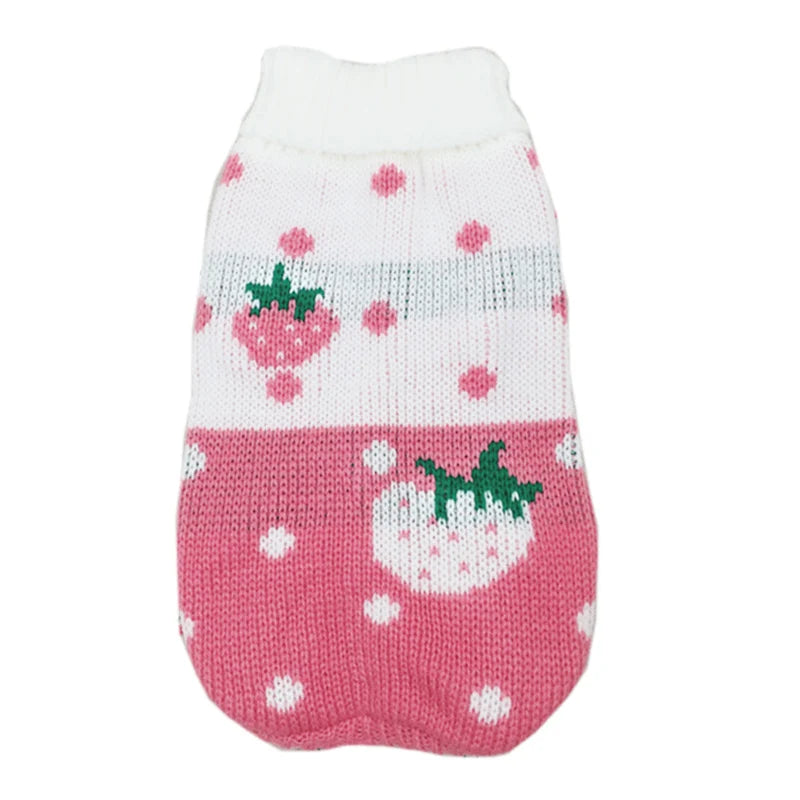 Warm Chihuahua Puppuy Dog Sweater Winter Pet Clothes for Small Dogs Yorkshire Dachshund Cat Pullover Mascotas Clothing Costume
