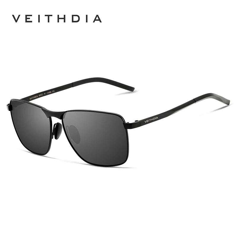VEITHDIA V2462 Polarized UV400 Vintage Sports Sunglasses