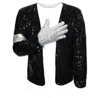 Unisex Michael Jackson Billie Jean Cosplay Costume – Performance Outfit