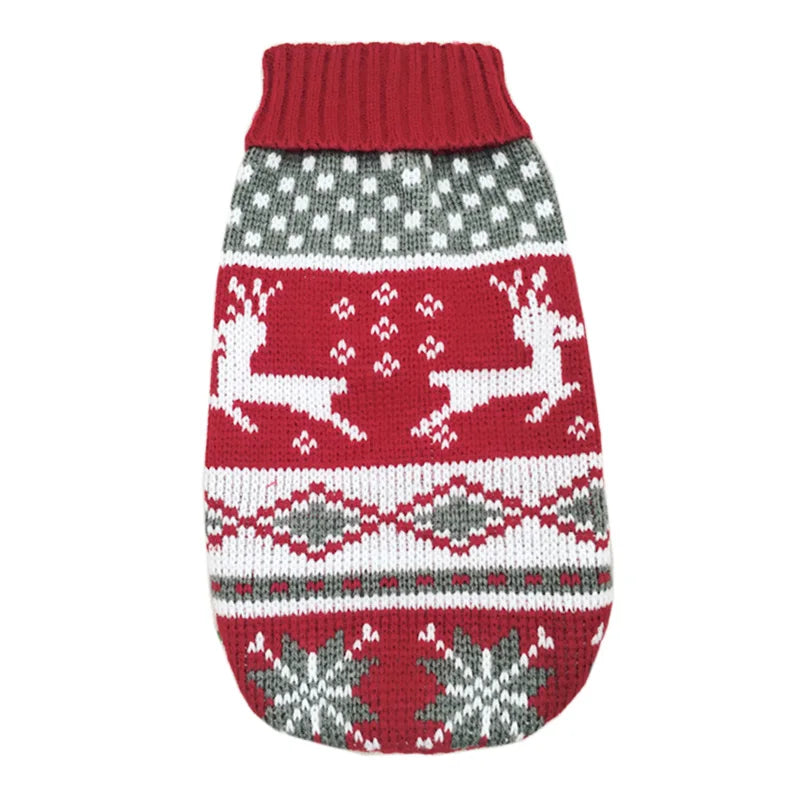 Warm Chihuahua Puppuy Dog Sweater Winter Pet Clothes for Small Dogs Yorkshire Dachshund Cat Pullover Mascotas Clothing Costume