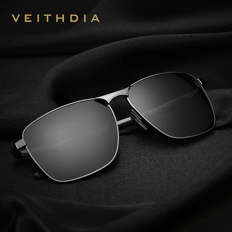 VEITHDIA V2462 Polarized UV400 Vintage Sports Sunglasses