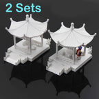 Chinese Pavilion Miniature Railway Model Kit – 2 Piece Set