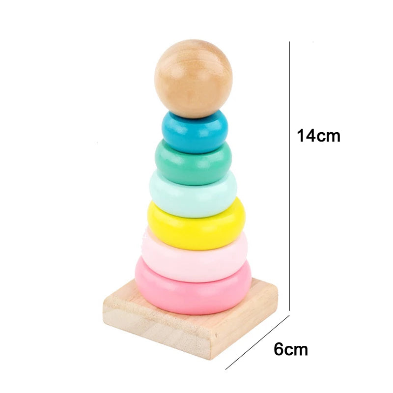 Montessori 3D Wooden Puzzle Educational Learning Toy for Kids