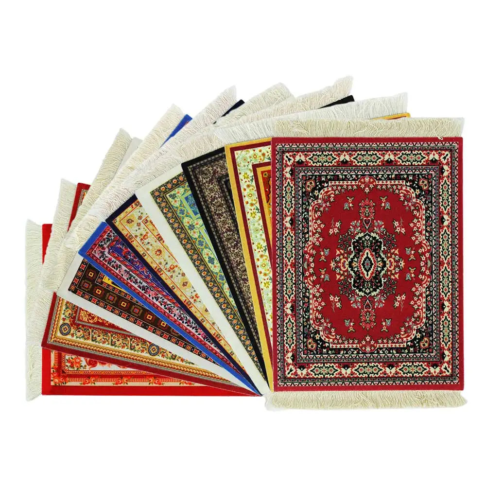 Mousepad Meal Mat Persian Carpet Style Rubber Anti-slip Durable Printing Rectangle Gaming Mouse Pads Coaster