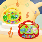 Kids Cartoon Piano Keyboard with Animal Sounds & Flashing Lights