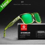 KDEAM Square Polarized Sunglasses UV400 for Men & Women