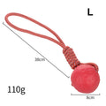 HOOPET Bite Resistant Rubber Dog Ball for Interactive Fetch Play